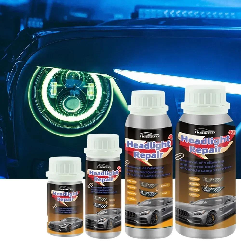 800ml Headlights Liquid Polymer Headlight Chemical Polish Repair Fluid Refurbishment Scratch Repair Polishing Headlights Kit