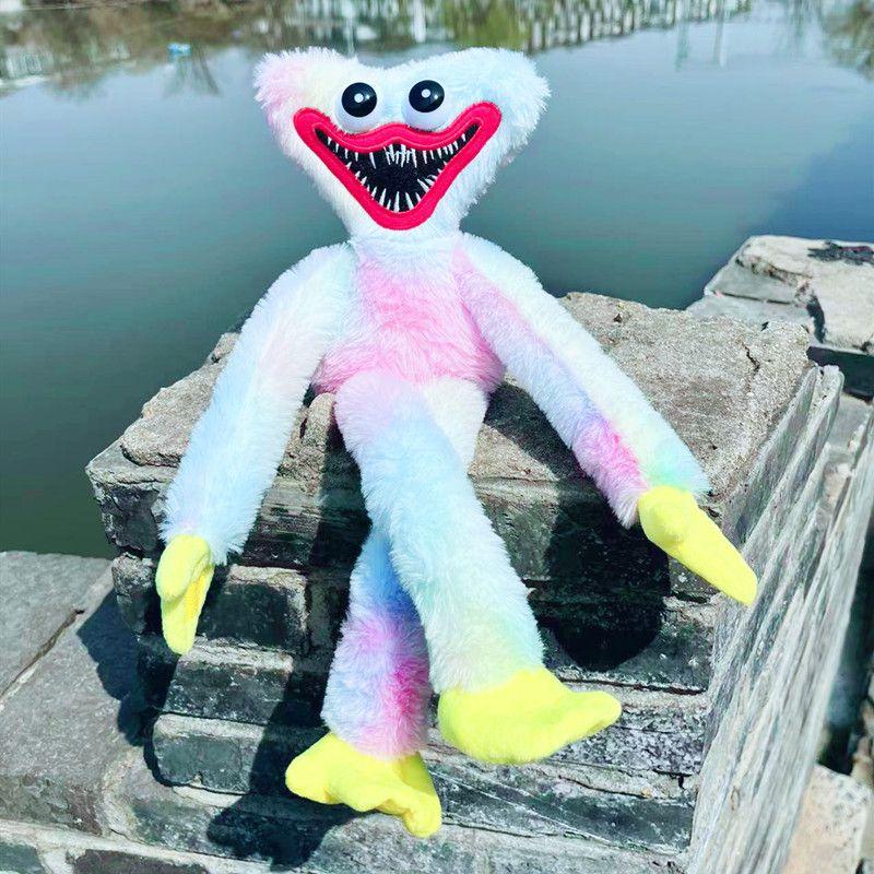 Kolorowa pluszowa zabawka Huggy Wuggy Postać z gry Poppy Playtime 40cm Świetny prezent dla dzieci