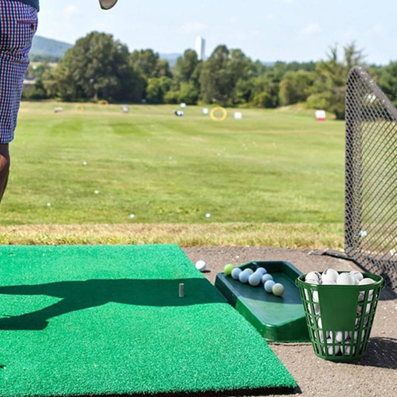 Golf Ball Pickers Basket Holds 50 Balls Golf Ball Container with Handle For Easy Practice On Course Or Backyard