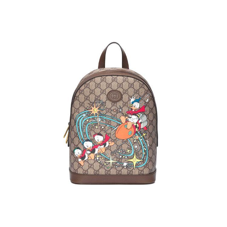 

Gucci x Disney Маленький рюкзак Дональд Дак GG Supreme Унісекс Рюкзаки Коричневий 552884-2N2AT-8683 Basic Set (Bag+Dust Bag)