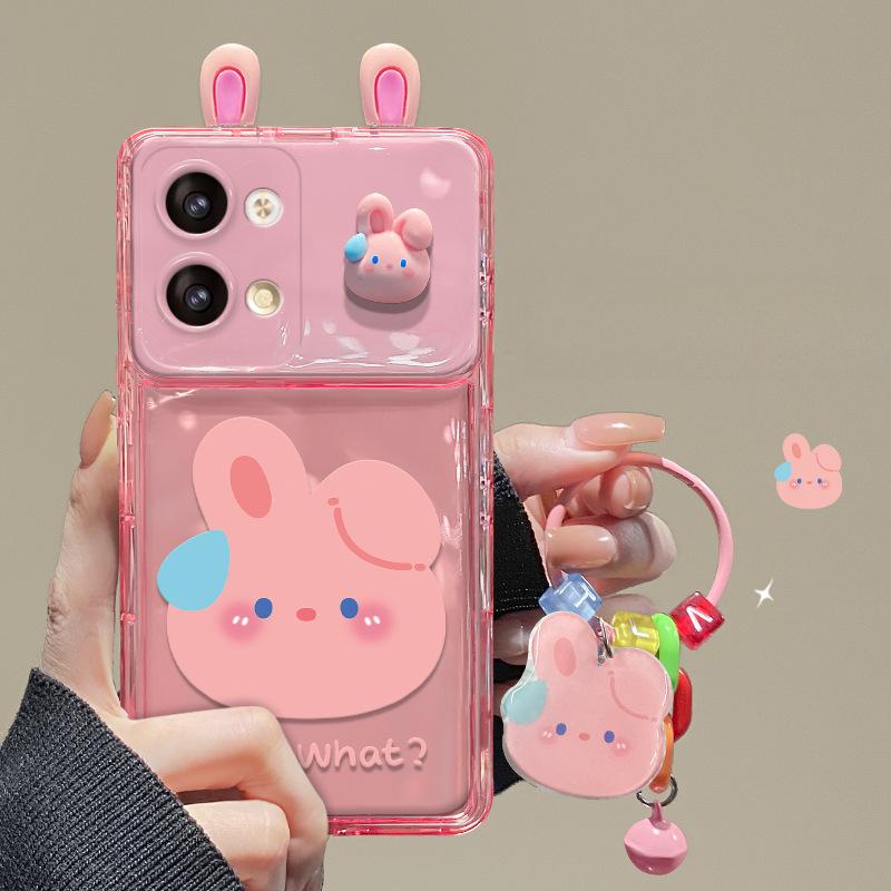 Applicable To Xiaomi 13 Mobile Phone Case 12/10s Frog Doll Pendant Redmi K50/60pro Flip Mirror Note9