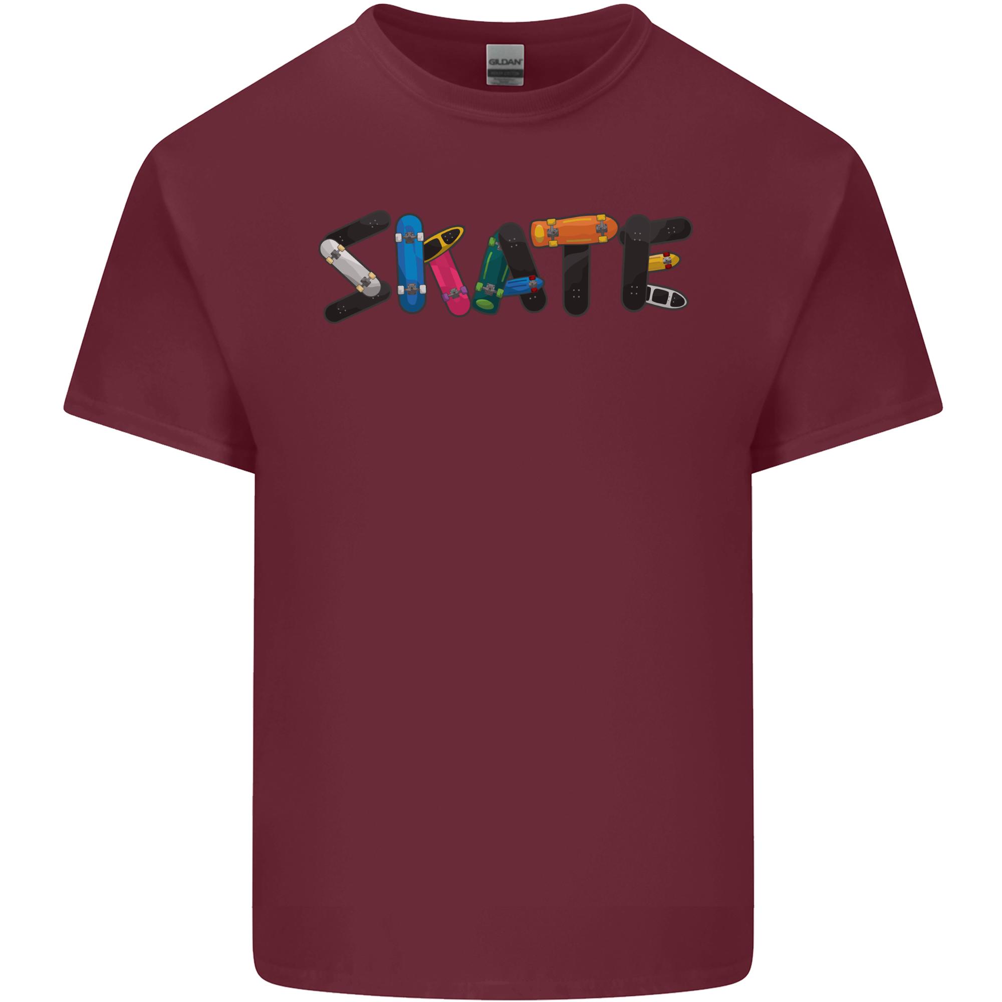Skate Skateboard Skateboarding Unisexs Light Cotton TShirt S