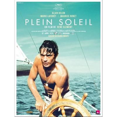 PLEIN SOLEIL Original Rolled Cinema Poster Small Format 53x40cm Movie Poster Alain Delon Marie Laforêt