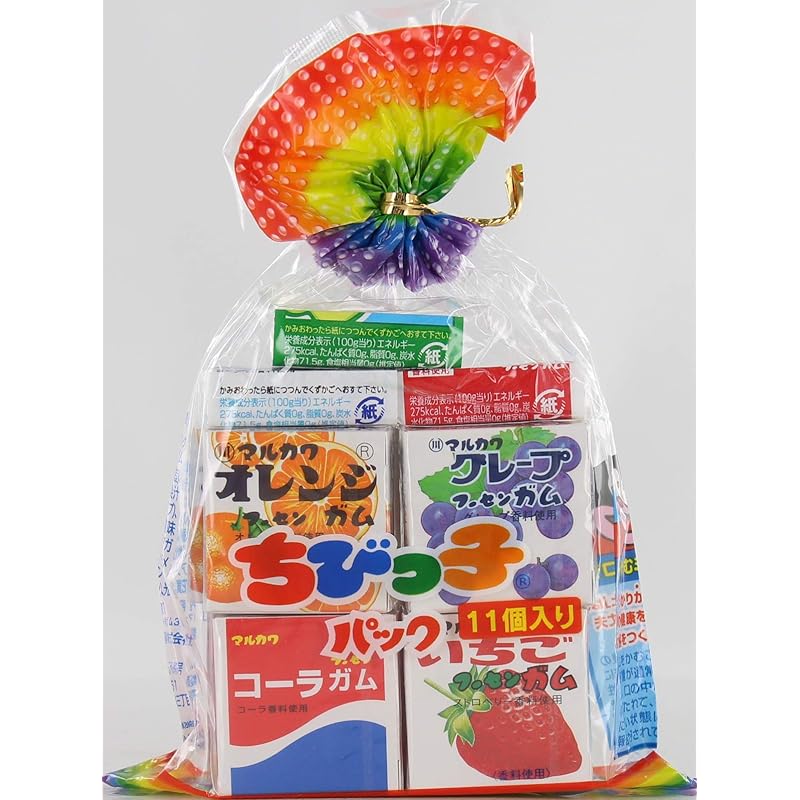 

Marukawa Seika Chibikko упаковка жевательной резинки 11 шт ×10 шт