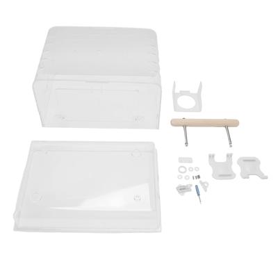 Hamster Carrier Cage Portable Small Animals Carry Travel Case Clear Acrylic Multifunctional Pet Outg