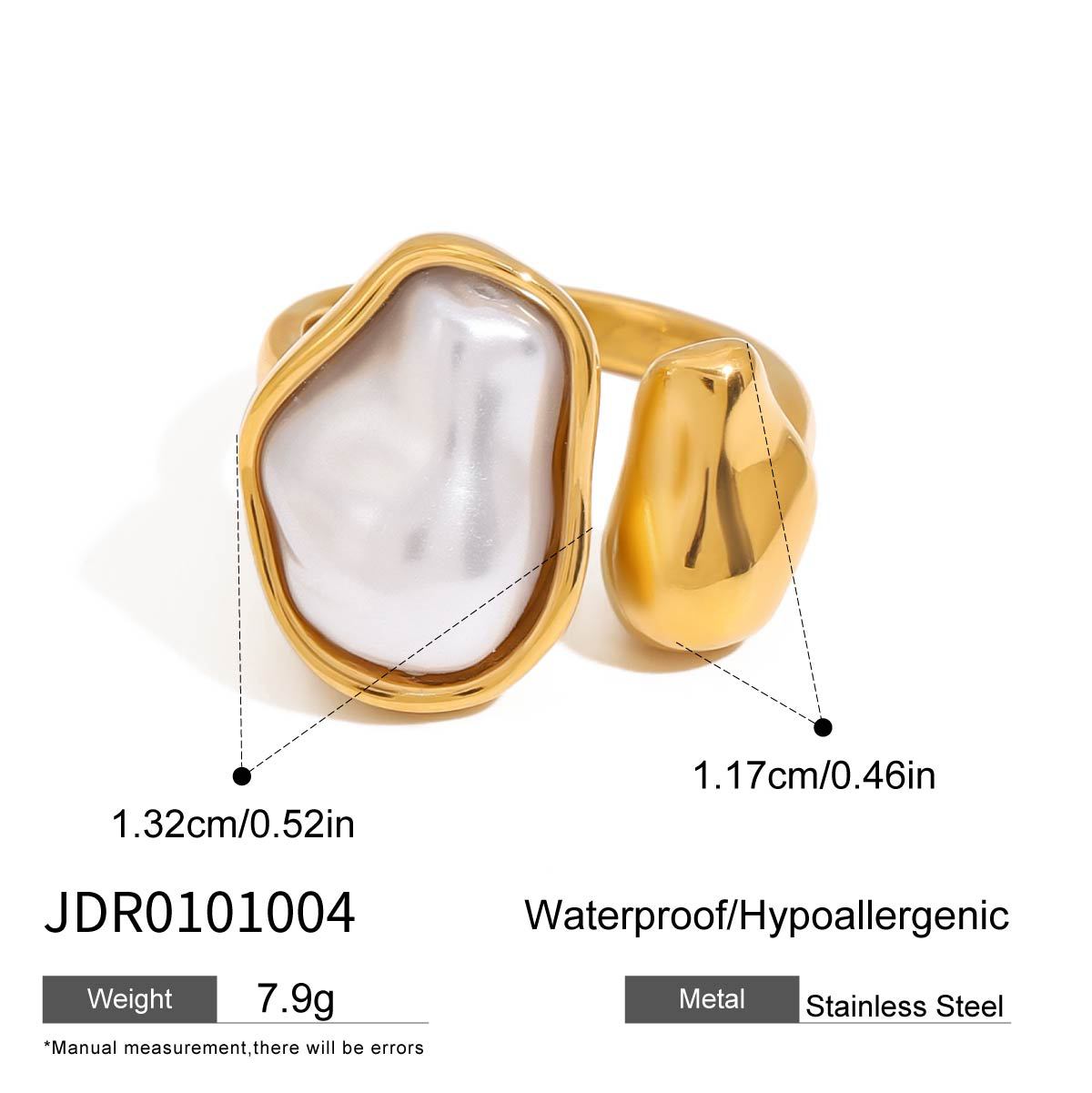 Jiedin European and American stainless steel rings titanium steel does not fade jewelry niche design rings jewelry rings