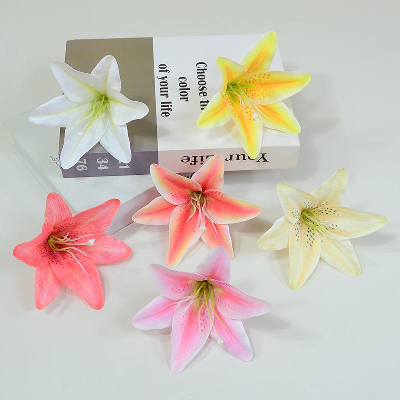 3D Silk Lily Hairpin & Headdress - Dance Prop & Floral Decoration