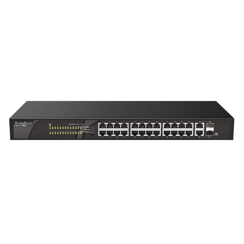 

Ruijie RG-ES126S V2 24-Port 100M Unmanaged PoE Network Switch