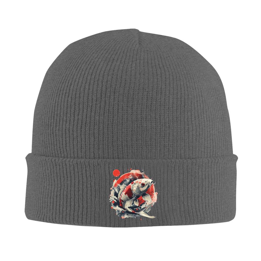 Koi Rising Winter Skullies Beanies Hat Warm Autumn Knitted Hats Bonnet Caps for Women Men