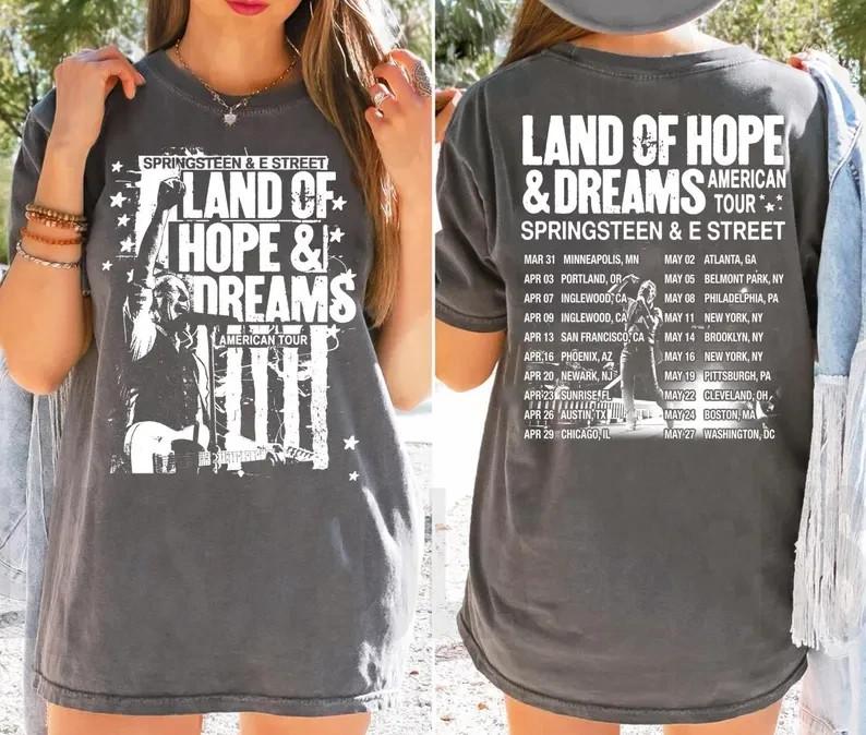 Bruce Springsteen And E Street Band Land of Hope and Dreams Tour AN67088 Unisex T-Shirt XXL