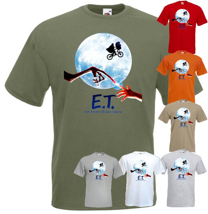 26 E.T. Extra Terrestrial v10 T shirt movie poster all sizes S-5XL Unisex T-Shirt XXXXL
