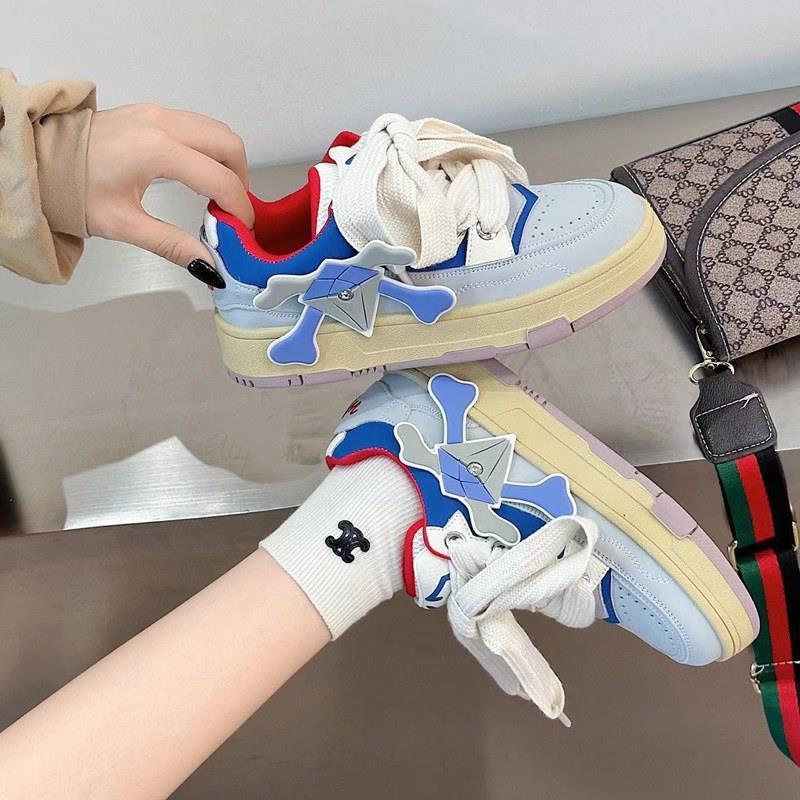 Cool Korean Matching Women's Shoes 2025 Summer New Cross-strap Silver Sports Shoes for Women