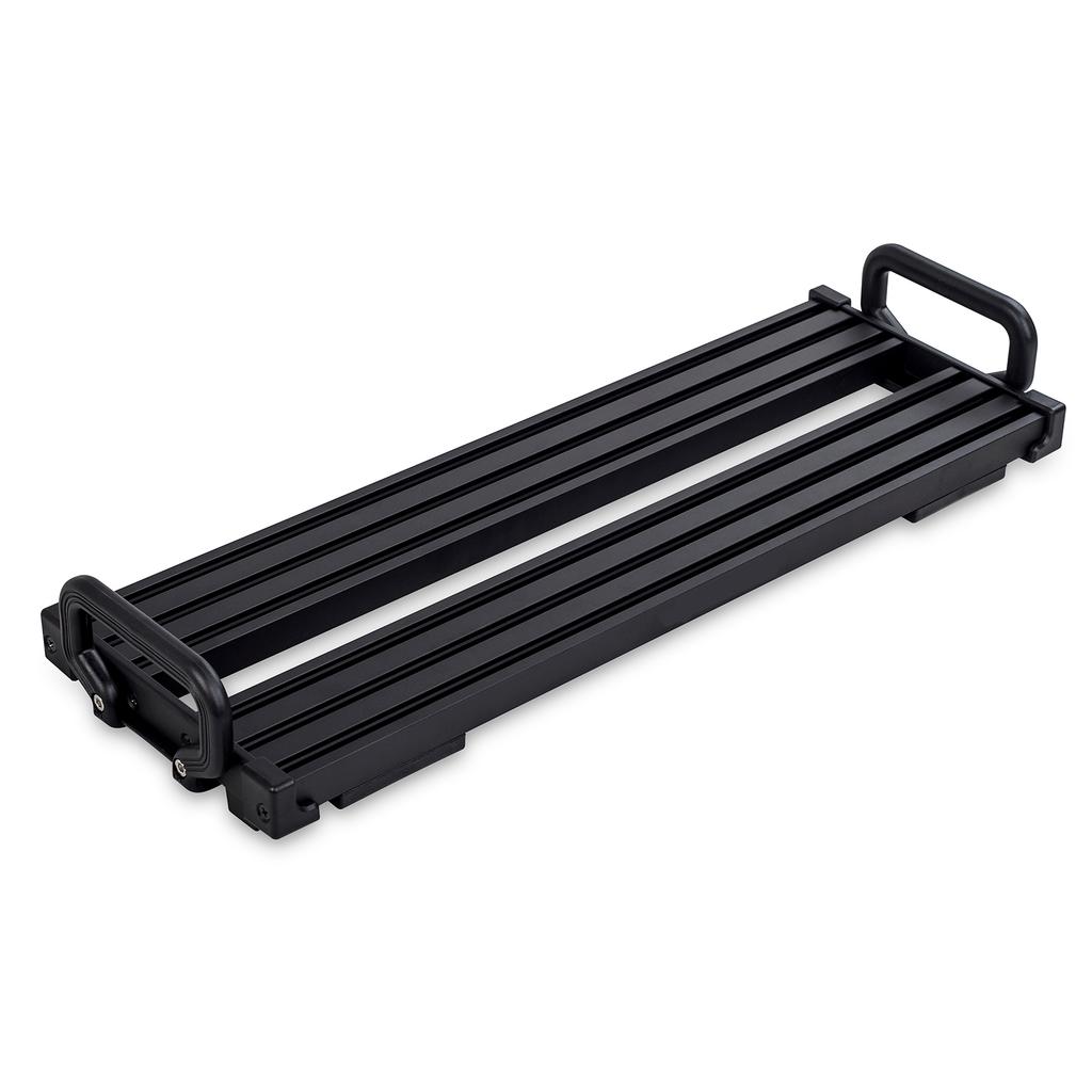 Portable Guitar Effect Pedal Board Pedalboard Aluminum Alloy with Carry Bag S Size