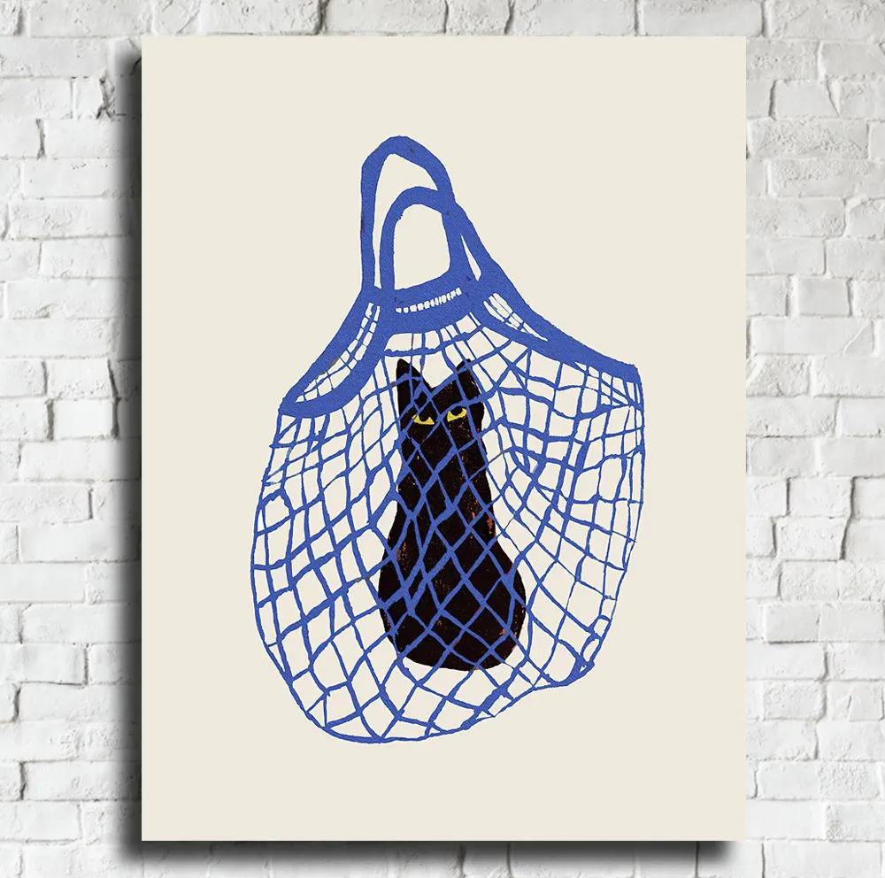 

Bonjour Bear Metal Poster 30x20cm, Vintage French Wildlife Wall Art