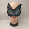 3D Cat Texture Glitter Cat Half Face Mask Funny Cosplay Halloween Cat Party Eye Mask  Themed Party