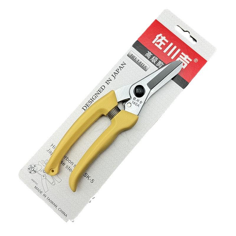 Taiwan Pruning & Bonsai Scissors - 140A Straight Blade Gardening Shears for Fruit Trees & Seedlings