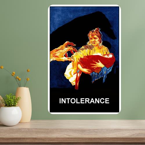 

Intolerance Classic Movie Metal Poster Sign 20x30cm（7.8x11.8inch）