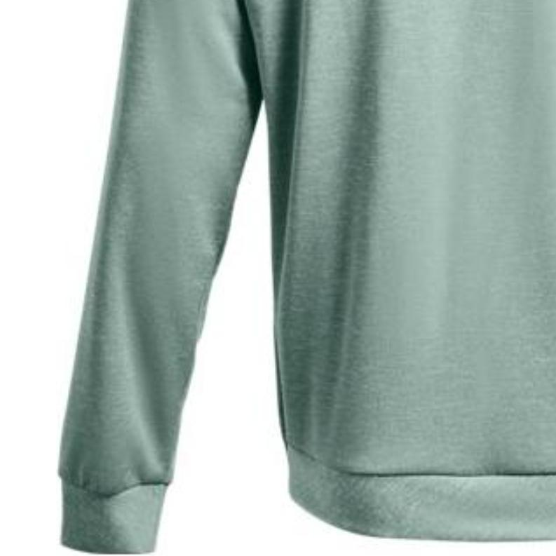 Under Armour Back Logo Printed Crew Neck Long Sleeve Sweatshirt Men Sweatshirt Green 1361757-781