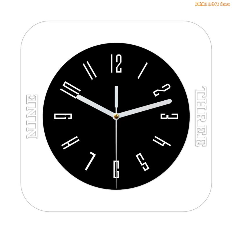 K1AE Wall Clock Decorative Clock Silents,Battery Operated, Moderns Wall Decors Living Room,Kitchen,Office Housewarmings Gift