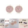 Creative Heart Moon Star Alloy Plated Earrings In Fashionable Geometric Style