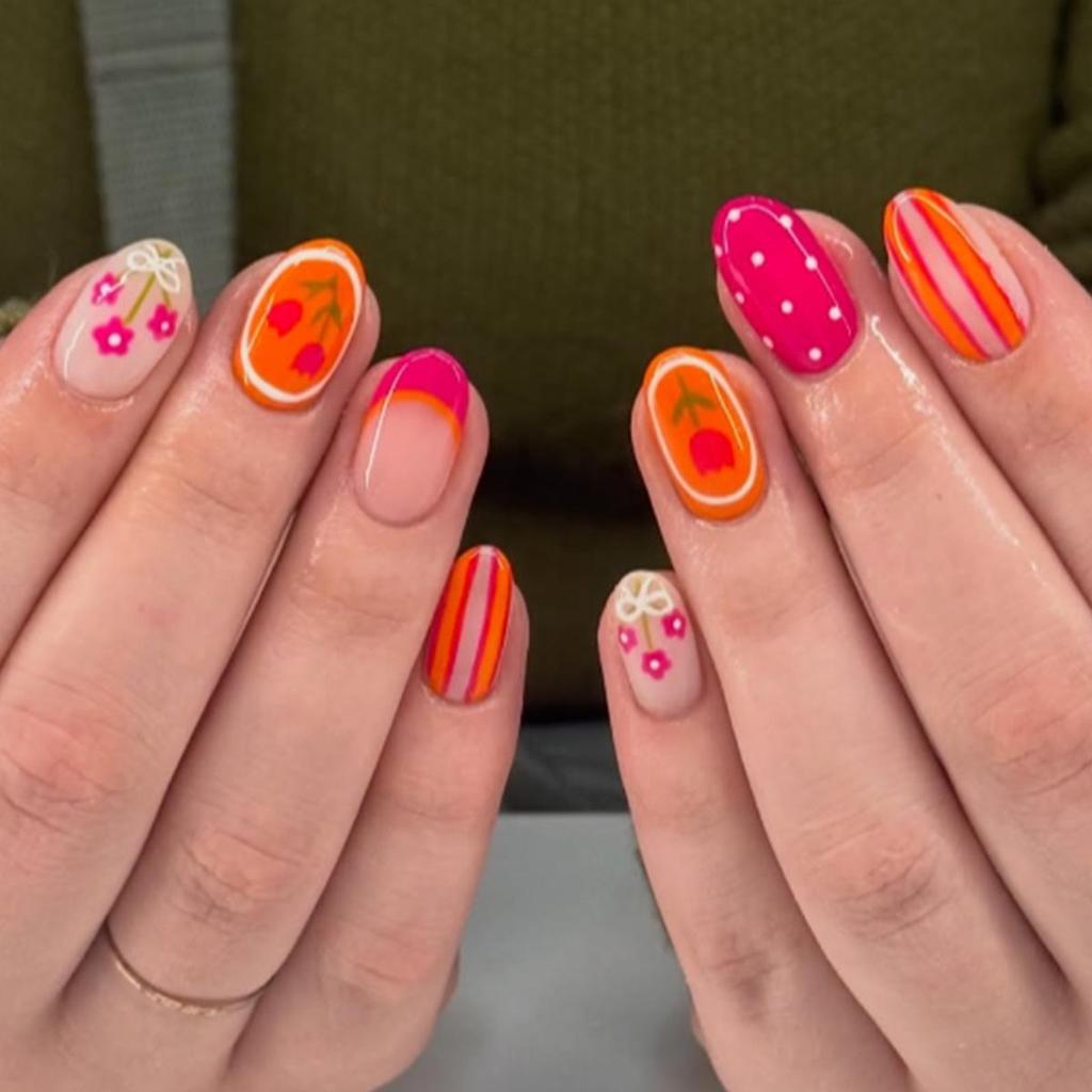 Pegatinas Desmontables para Uñas Estilo Europeo y Americano - Uñas Postizas Simples y Llevables