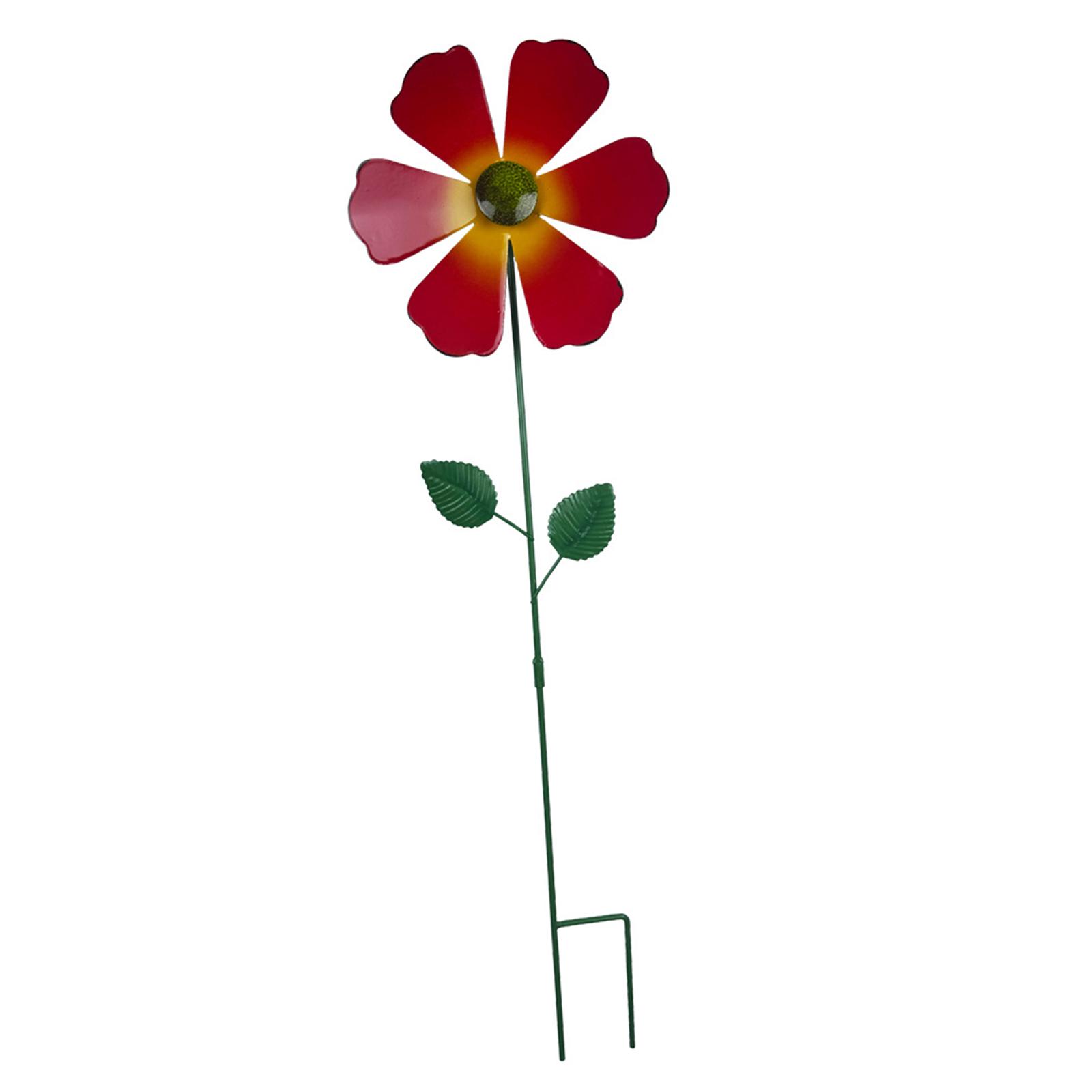 

Decorative Garden Stake Windspinner Outdoor Garden Decor for Backyard червоний