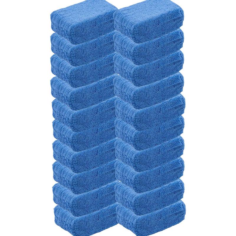 1/20pcs Car Wax Applicator Pads Microfibre Polishing Sponges Soft Auto Detailing Waxing Sponge Cleaning Foam Car Paint Care Pad