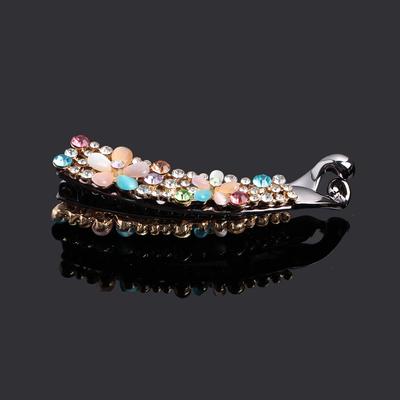 Women's Prodi Hairpin (Floral) Cubic Point Clip