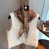 Women S Small Floral Print Multifunctional Decorative Neck Scarf For Daily Wear