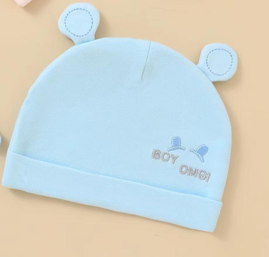 Four Seasons Newborn Baby Hat: Single & Double Layer Options for Girls