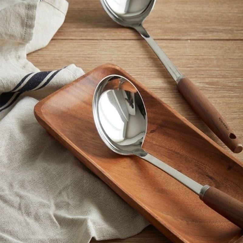 casamia wood cook ladle large