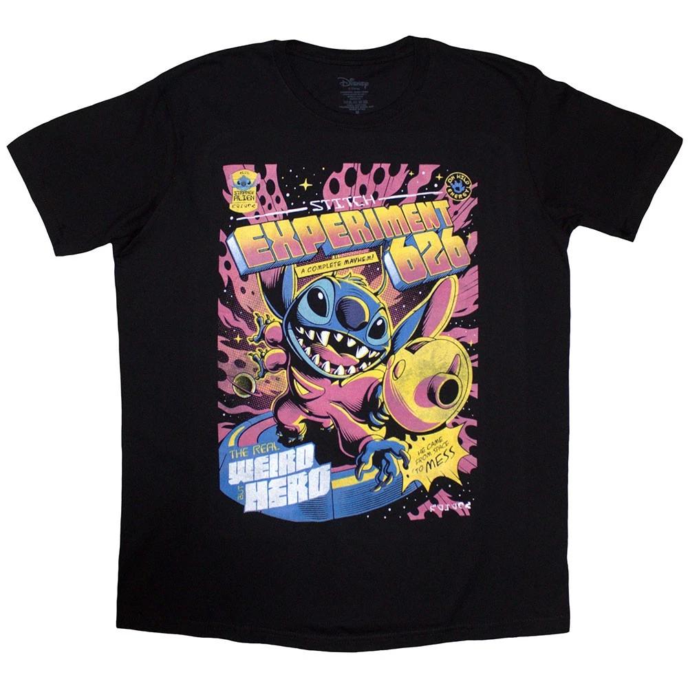 Disney Lilo & Stitch Experiment 626 T-Shirt Black New XS