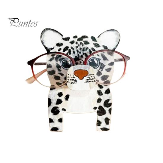 

Деревянный держатель для очков в виде животного, настольный держатель для очков в виде собаки, медведя, кошки, подставка для очков в форме животного для домашнего школьного офисного стола F