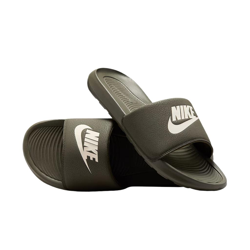 Nike Victori One Comfortable Versatile Fashion Trendy Non-Slip Slide Sandals Men Footwear Army-Green CN9675-303