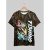 Fish Graphic T-Shirts for Children Short Sleeve Tees Fish Club Wear