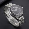 Silver Gold Black Stainless Steel Watch Strap Folding Safety Clasp Metal Watchband 18mm 20mm 22mm Universal Bracelets for Seiko
