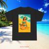 Vintage Pinup Strand T-Shirt Retro Sommer Stil Lässig Baumwolle Mode vintage Gewaschen Bequem Stilvoll Unisex Dehnbar
