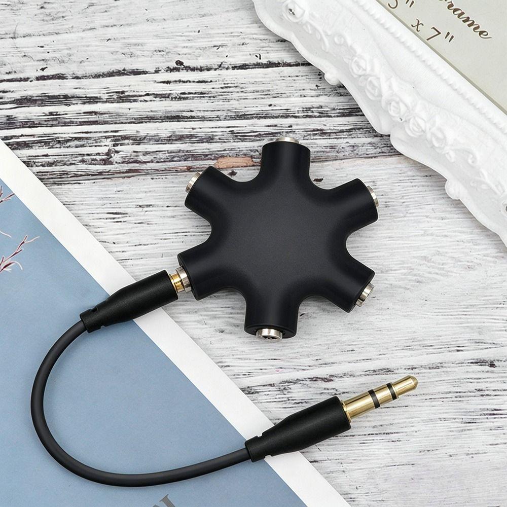 1Pcs 3.5mm Jack 3.5mm Audio Headphone Splitter  Phone Laptop MP3 Player