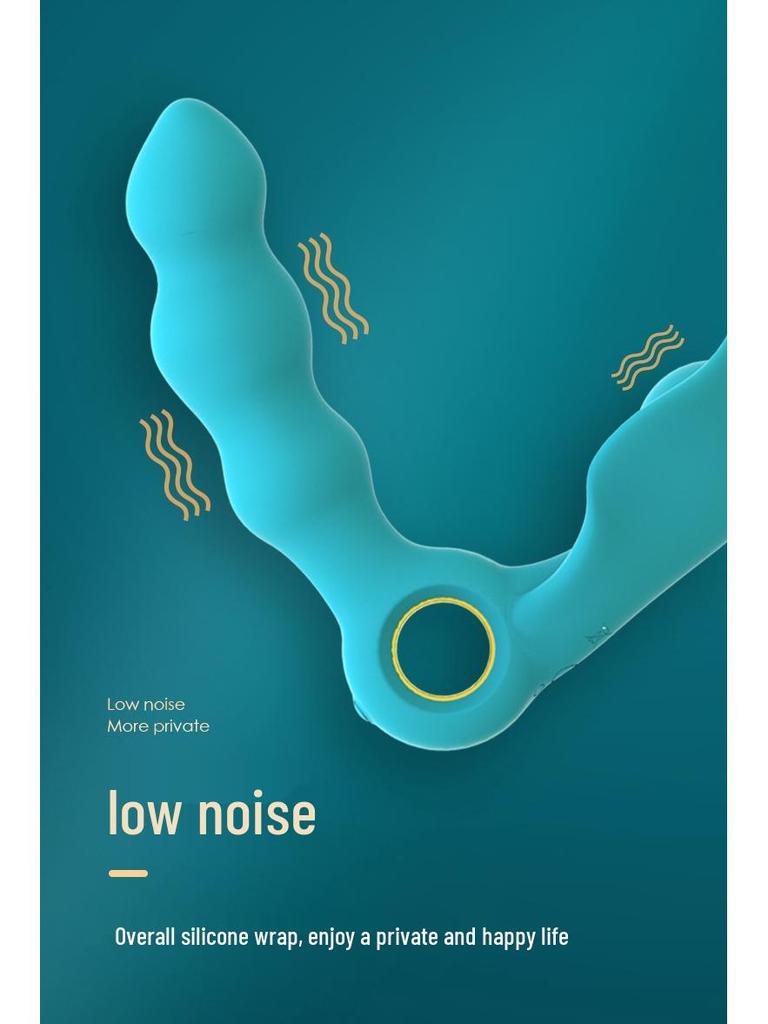 Masaj Vibrator cu Telecomandă pentru Prostata și Anal, Unisex, Model Păstaie de Mazăre