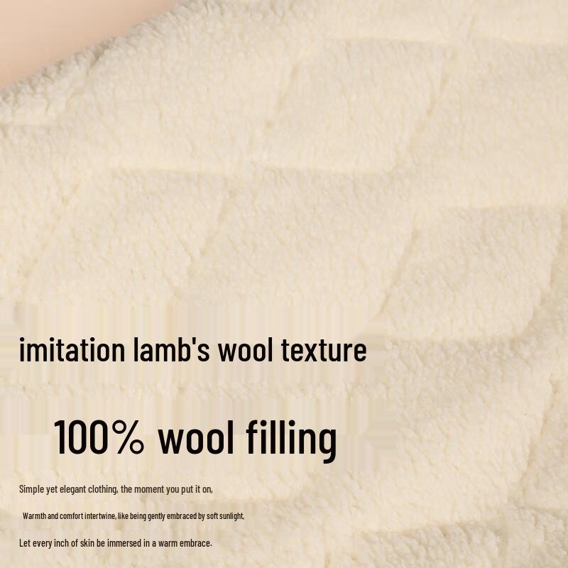 GUJIN Men's 100% Wool-Filled Ultra-Thick Thermal Pants