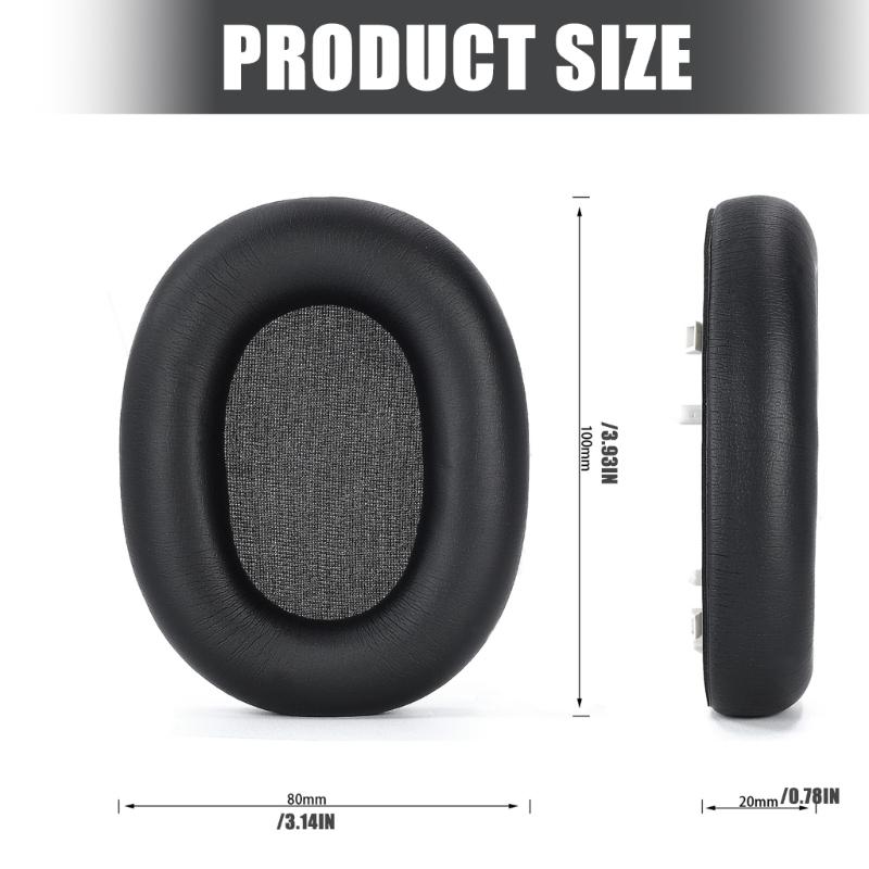 High Density Acoustic Ear Pad Earmuff Design For WH1000XM6 1000XM6 Headphone Long Last Use Enhances Bass Performances