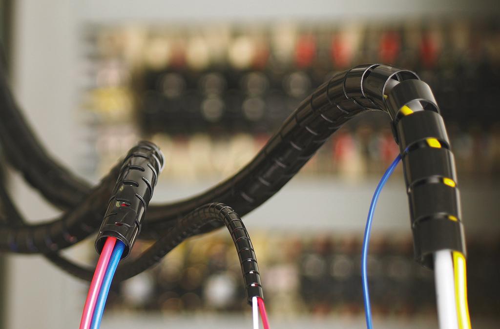 HellermannTyton HellaWrap Drahtbündelungs- und Schutzschlauch (Inklusive 1 HAT-Tool), Wetterfest, Schwarz, 25m, HWPE16-W