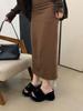 Sheep Curly Wool Slippers Women's Outer Wear 2025 New Autumn and Winter Feeling Metal Thick Bottom Heightening Small Slope Heel One-word Drag