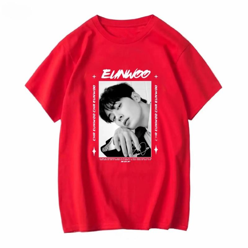 Cha Eunwoo Suho True Beauty T Shirt Gift Fans New Vintage Washed Streetwear Graphic Stretched Fashion Designer Clothes Casual