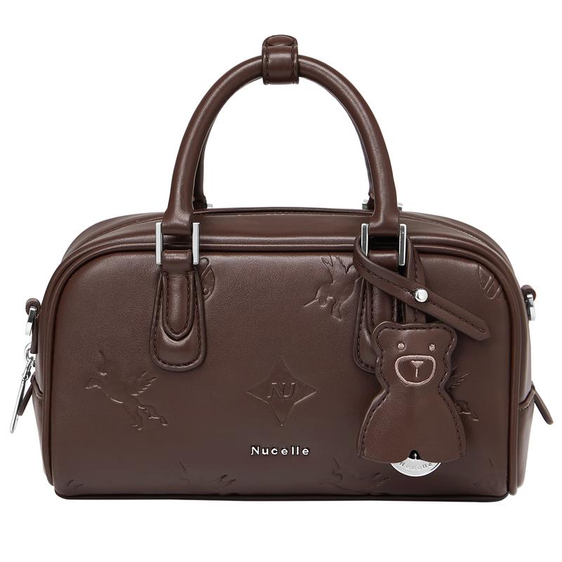 

NUCELLE Pegasus Square Boston Crossbody Bag Medium