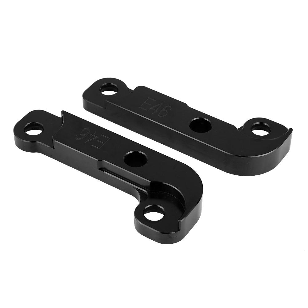 Kit d'adaptateur de blocage de drift Power Tuning en aluminium Augmentant l'angle de braquage de 25 pour BWM E46 M3 Rouge
