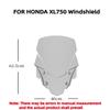 For HONDA XL 750 Transalp Motorcycle Modified Front Windshield Deflector with Raised Thickened Windshield Increase Accessories