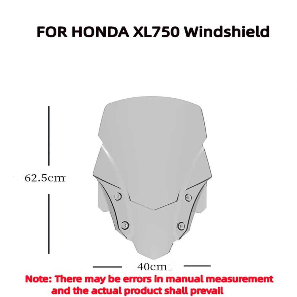 For HONDA XL 750 Transalp Motorcycle Modified Front Windshield Deflector with Raised Thickened Windshield Increase Accessories