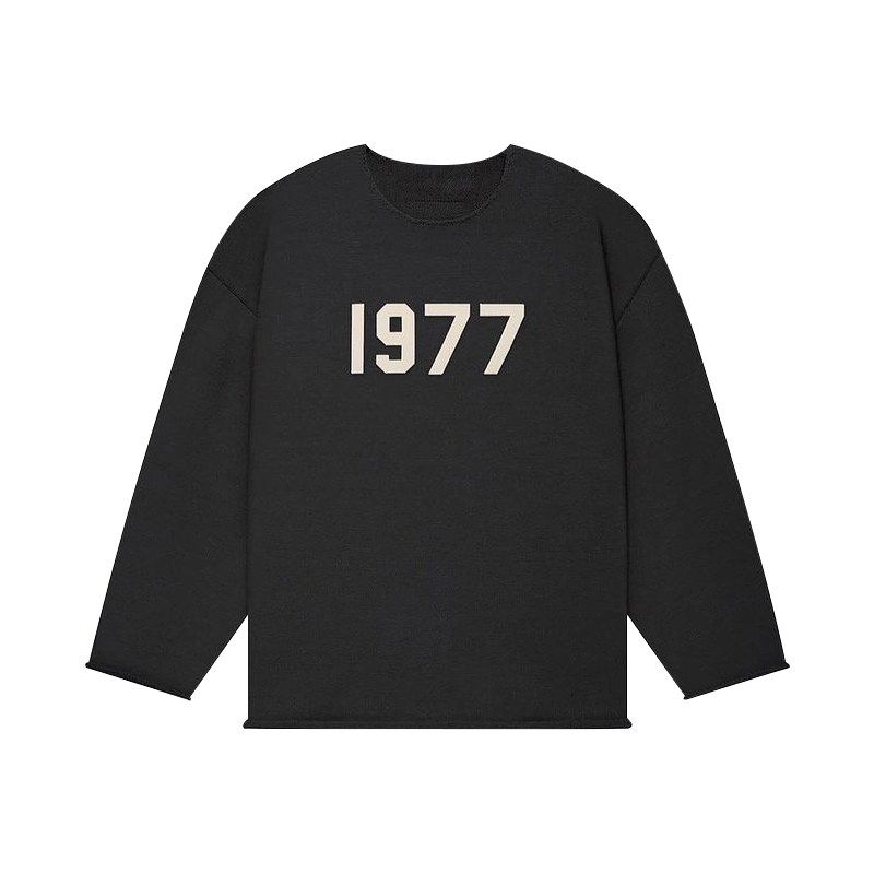 Fog Crazy Essentials 1977 Niche American Fashion Brand Autumn and Winter Round Neck Knitted Sweater for Men