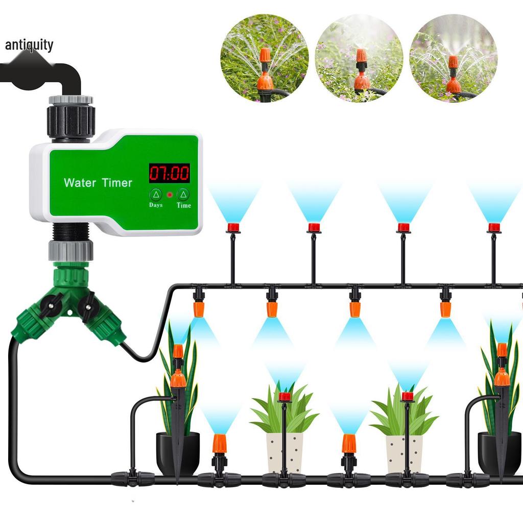 Solar-Powered Smart Watering Timer: One-Month Automated Plant Sprinkler